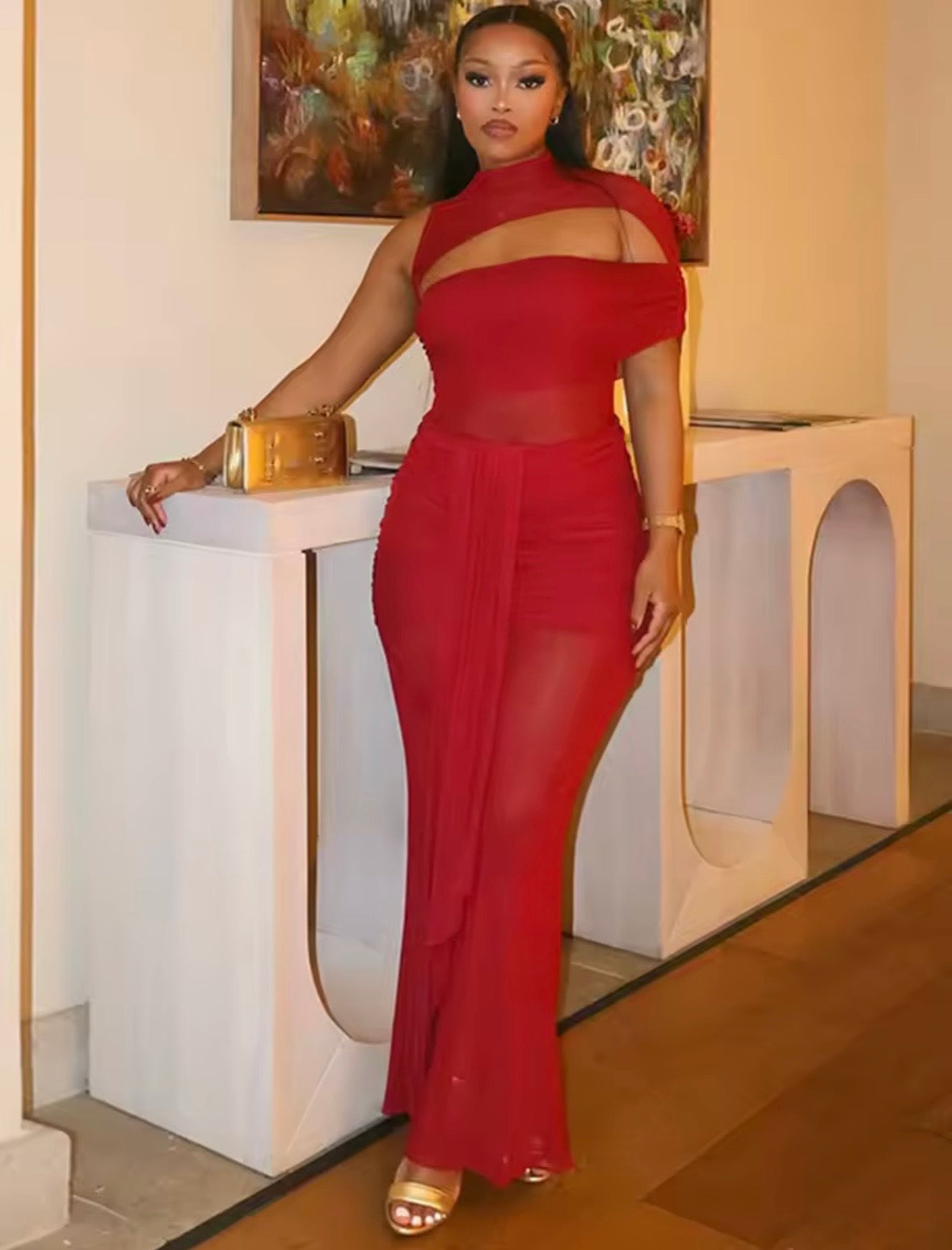 “Jazzy” Red Dress