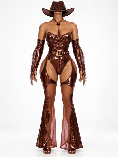 “Best In The West” Brown 3 Piece Costume Set