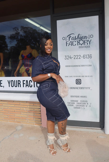 “Denim Dave” Blue Jean 2 Piece Set