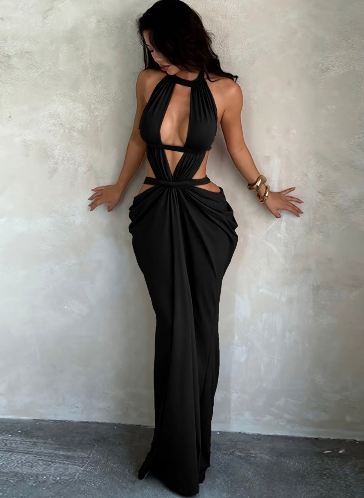 “Champagne Wishes” Brown Dress