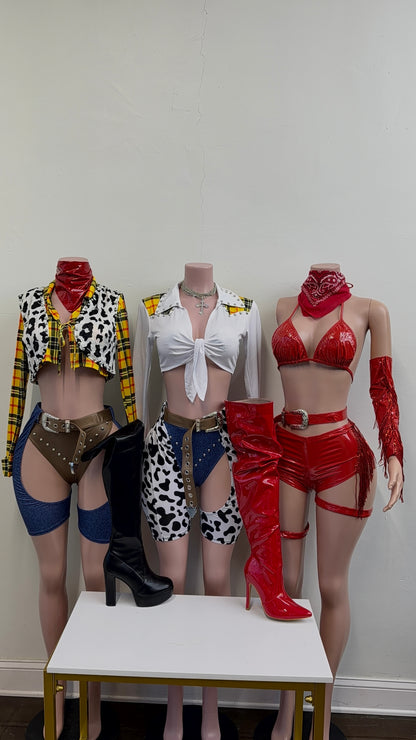 “Jesse Cowgirl” Multicolor 3 Piece Set