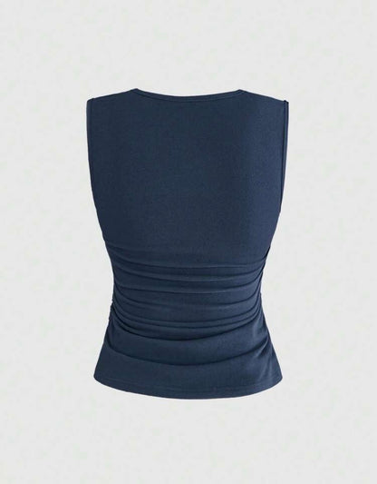 “Diem” Blue Top