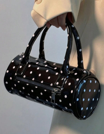 “Polka” Black Handbag