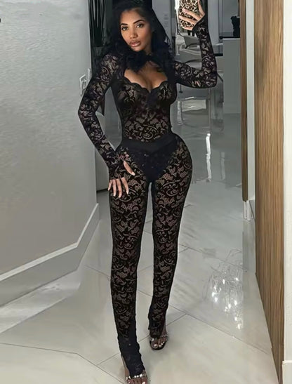 “Plain Sight” Black 2 Piece Set