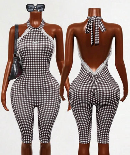 “Top Of The Line” Black Romper