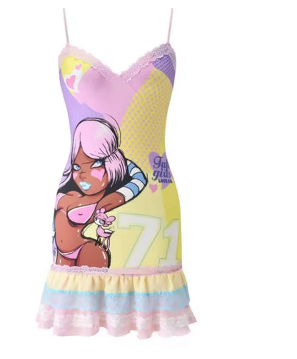 “Harajuka” Blue Dress