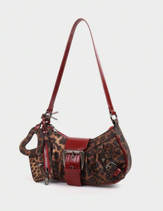 “Maki” Leopard Handbag