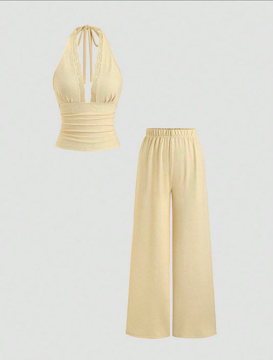 “Marina” Yellow 2 Piece Set