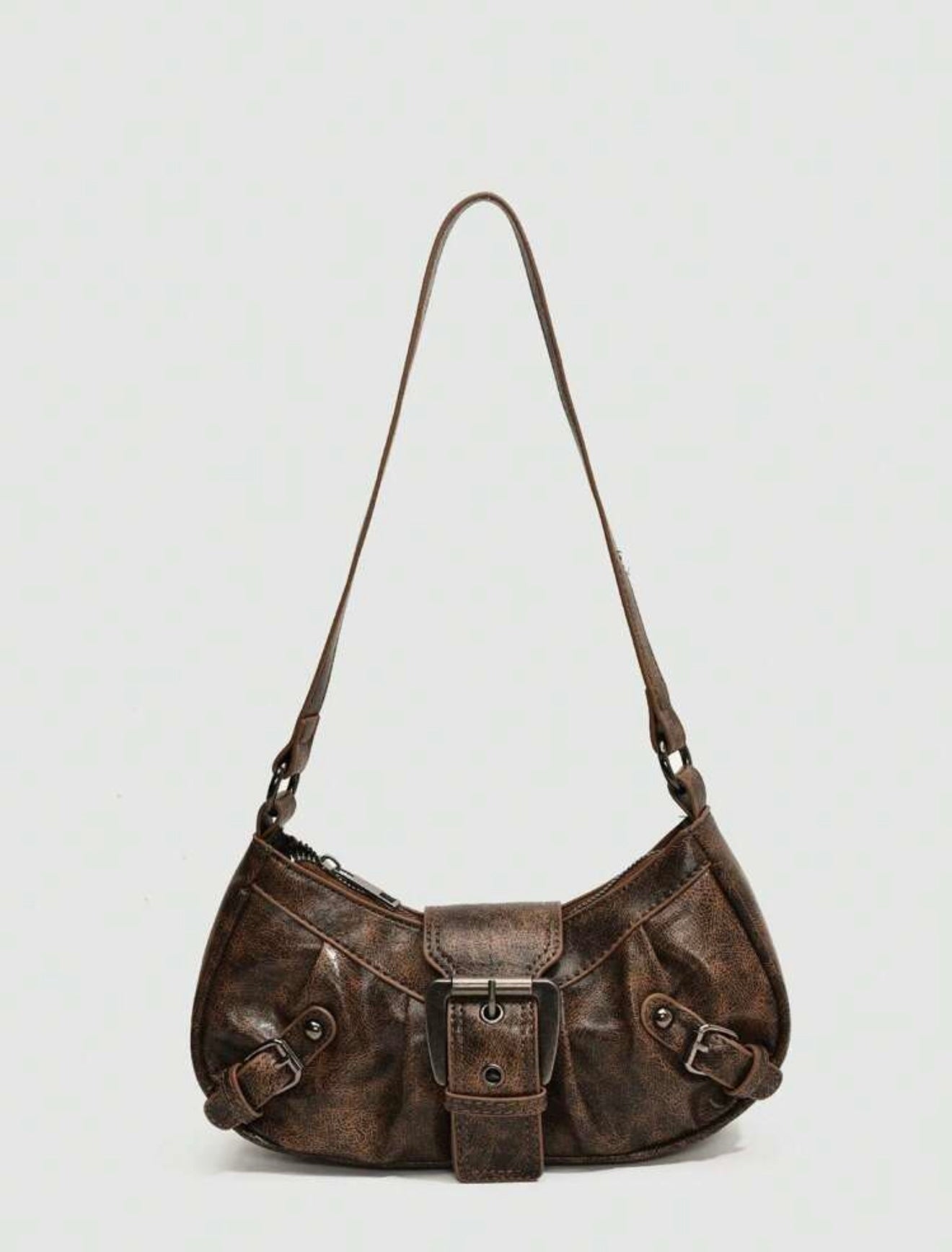 “Maki” Rust Brown Handbag