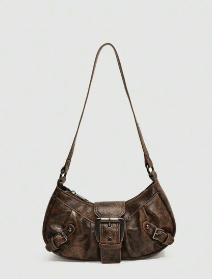 “Maki” Rust Brown Handbag
