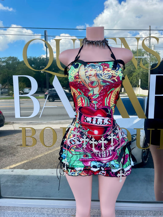 “Hardy 2.0” Black Dress