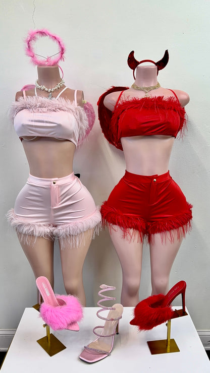“Hot As Hell” Red 3 Piece Costume Set