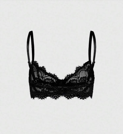 “Lisa Lace” Red Bralette