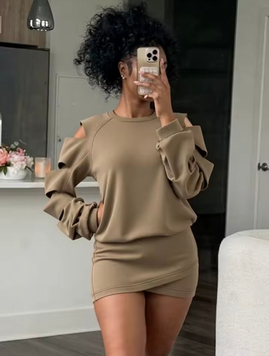 “Millie” Brown 2 Piece Set