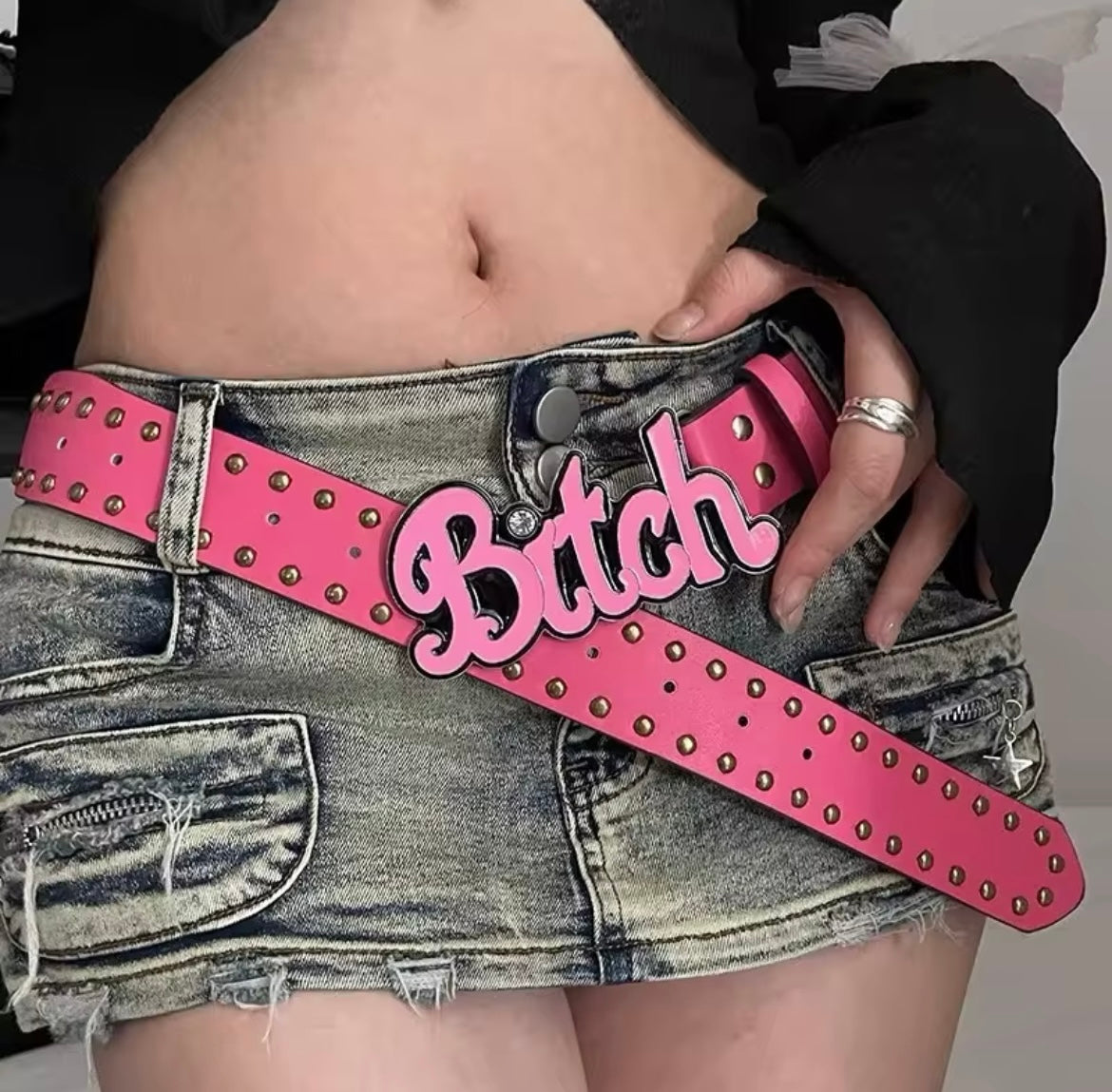 “That Chick” Pink Belt