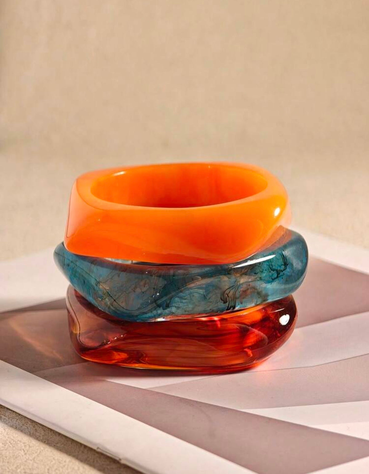 “Charisma” Multicolor Bangle Set