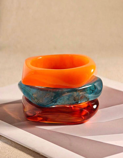 “Charisma” Multicolor Bangle Set