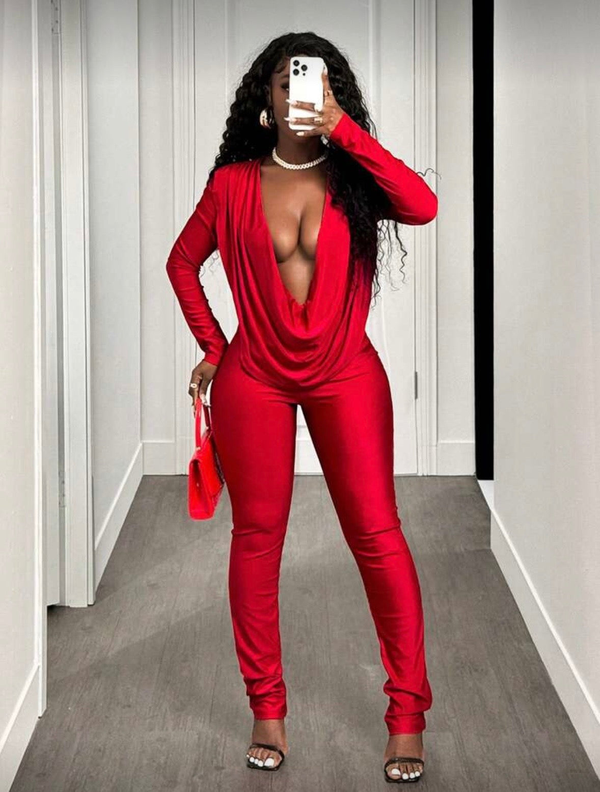 “All Mines” Red Jumpsuit