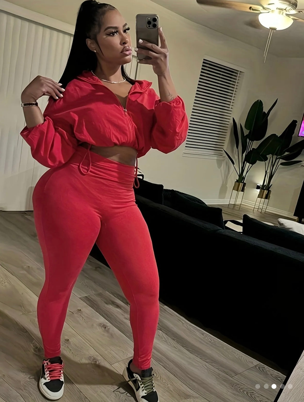 “On The Go” Red 2 Piece Set