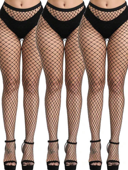 “Dani” Black Full Stocking