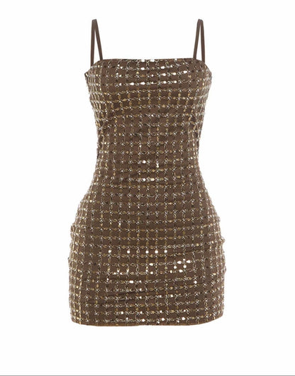 “Expensive Taste” Brown Dress