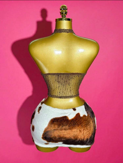 “Cow Skin” 2 Piece Set