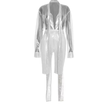 “Monochrome” Black 2 Piece Set