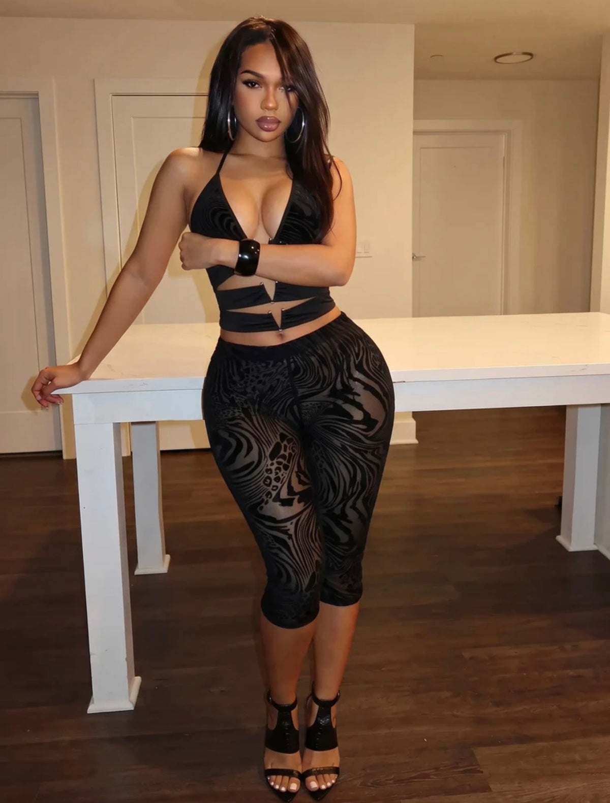 “No Reservations” Black 2 Piece Set