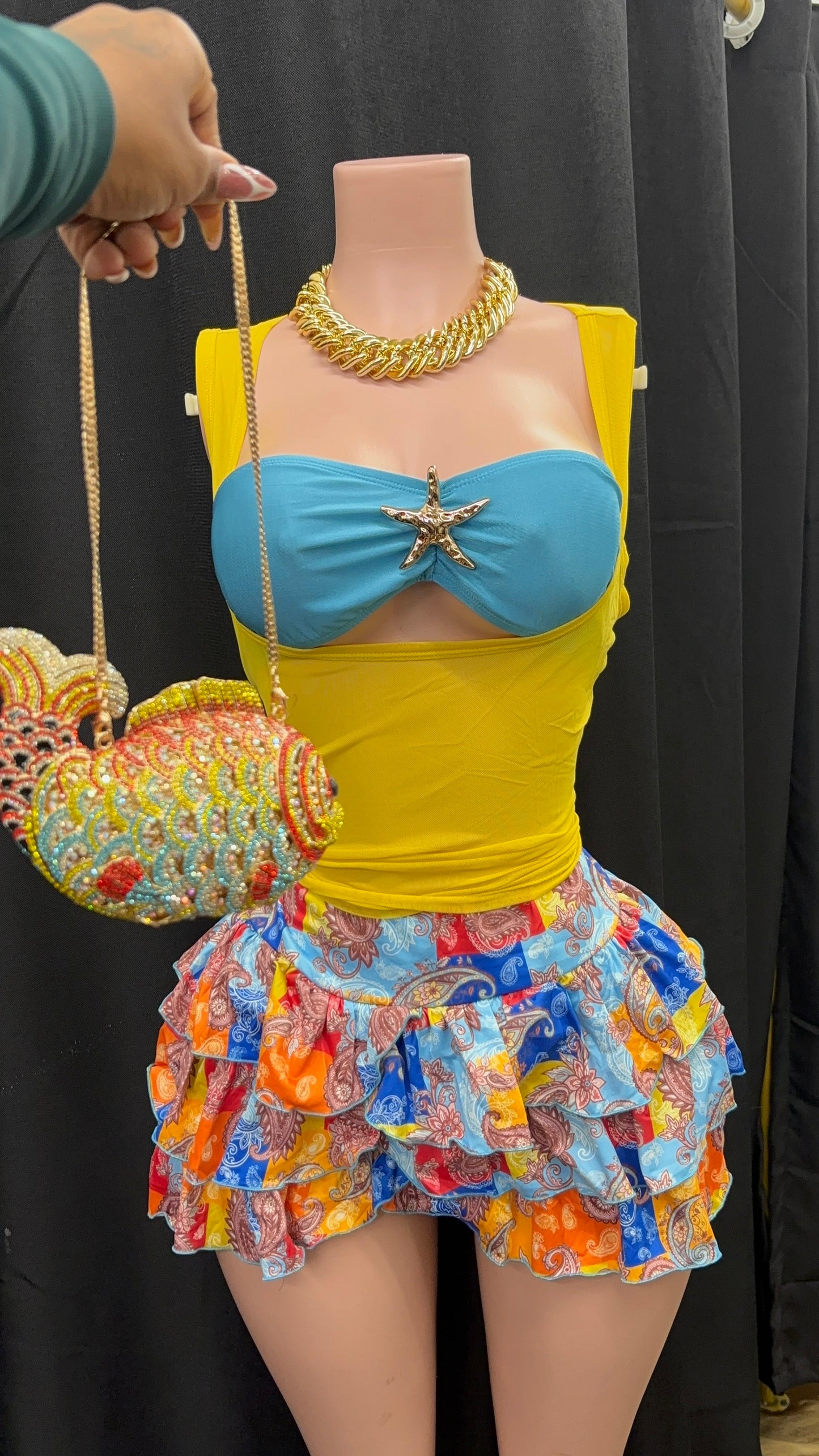 “Time Was Had” Yellow 3 Piece Set