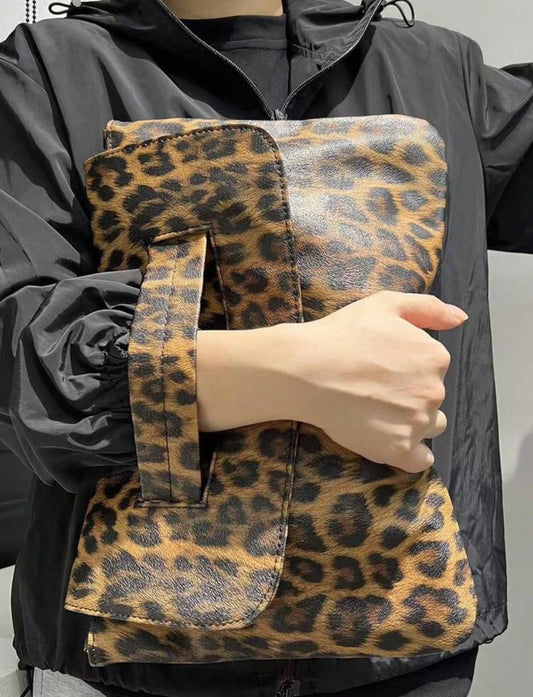 “Fierce” Leopard Oversized Handbag
