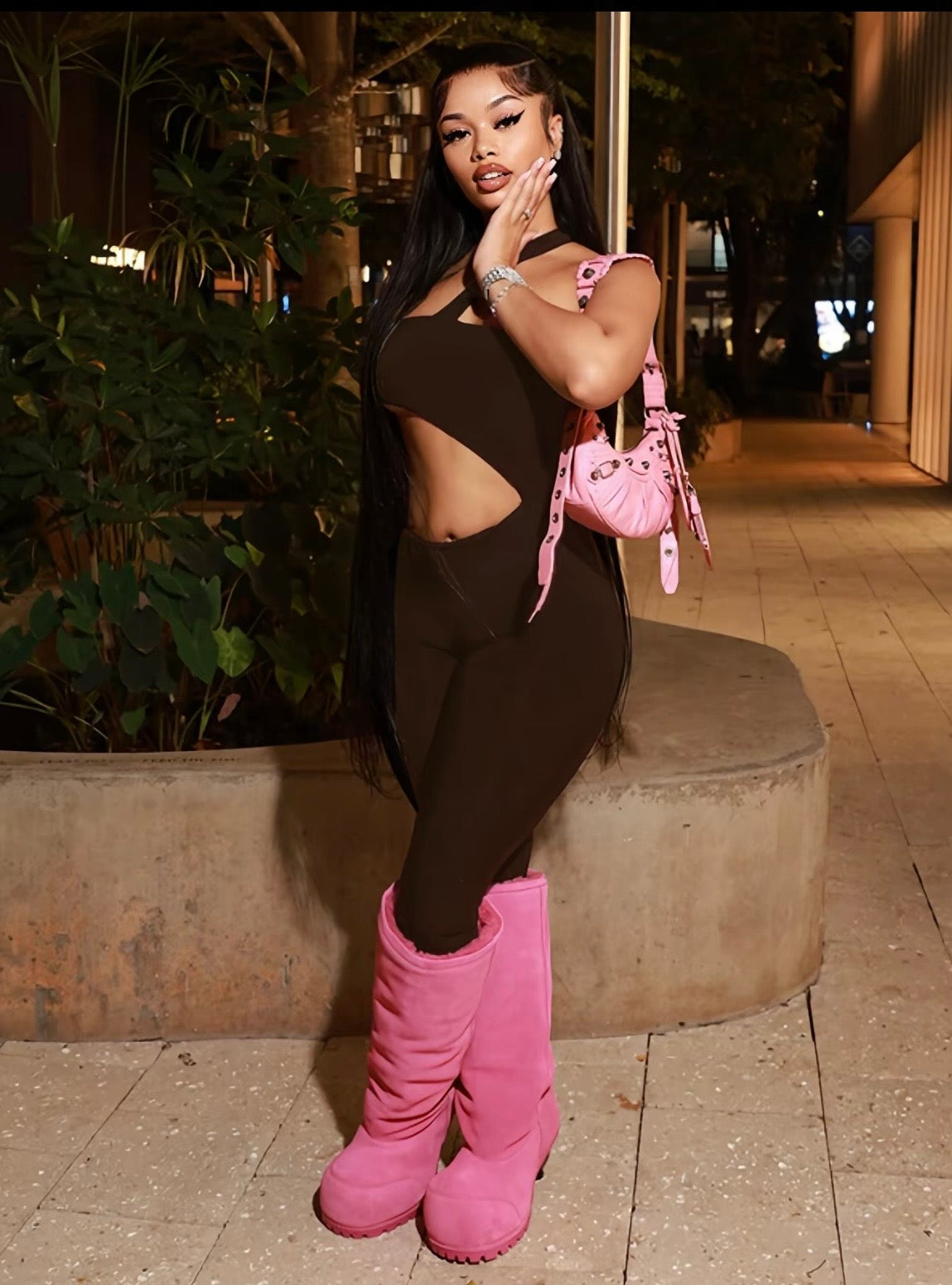 “Sweet Temptation” Black Jumpsuit