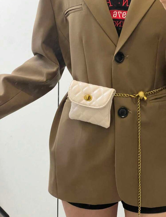 “Trinklet” beige Handbag