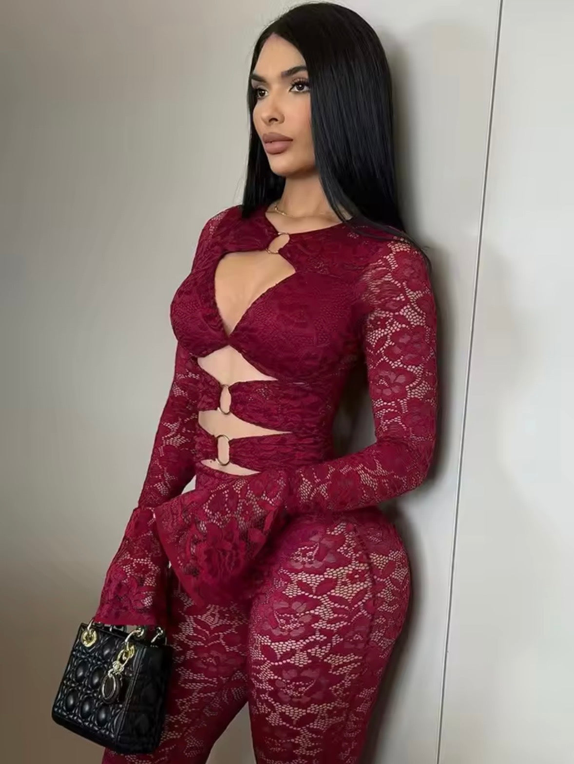 “Lacey Luxe” Black Jumpsuit