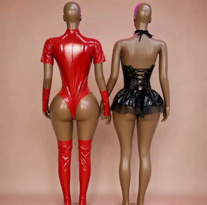 “Code Red” Red 3 Piece Costume Set