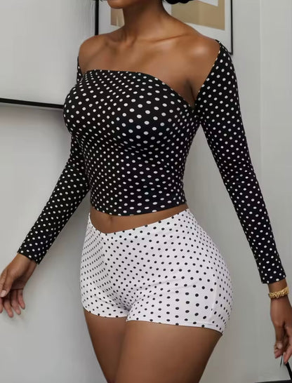 “Fierce Polka” Black 3 Piece Set