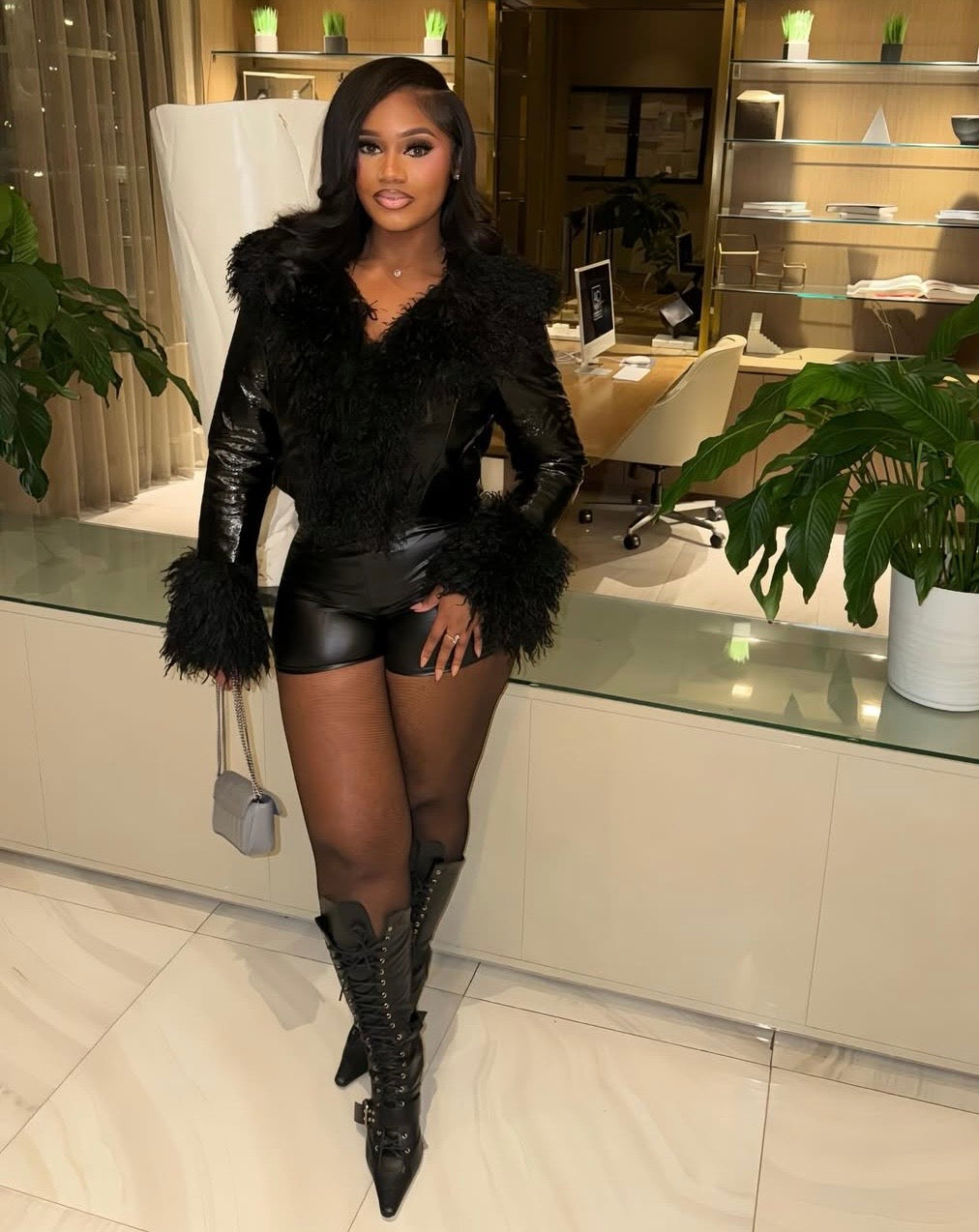 “Premium Chick” Brown Jacket