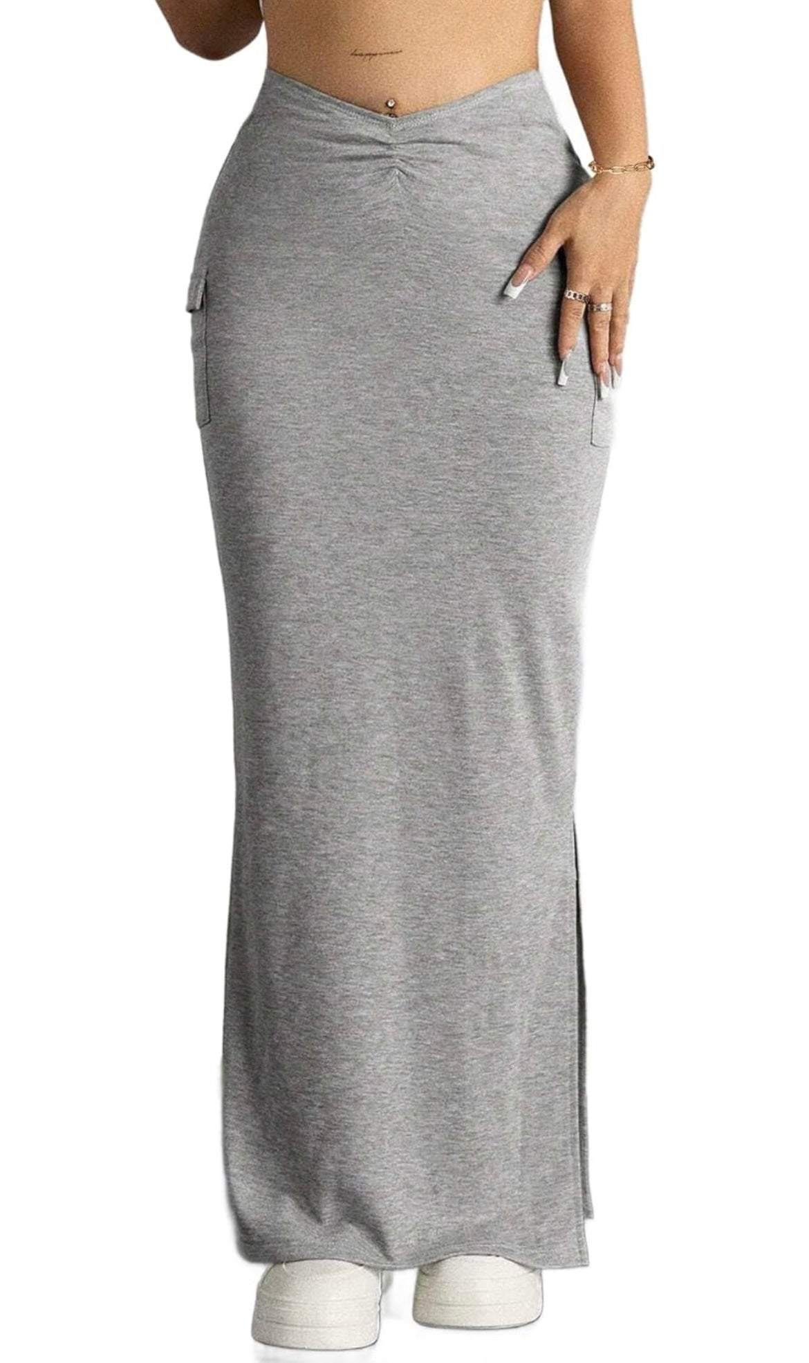 “Vanshon” Grey Skirt