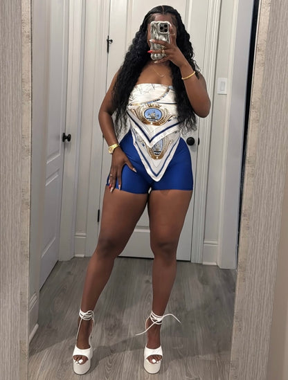 “Just A Girl” Gold 2 Piece Set
