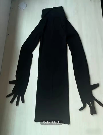 “Hands On” Nude Dress