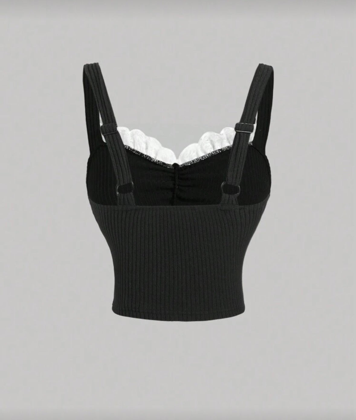 “Bow Me” Black Top