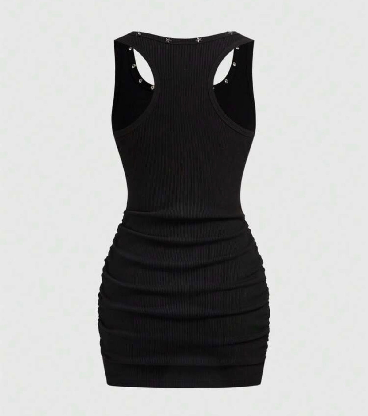 “Open Your Eyes” Black Tank Top Dress