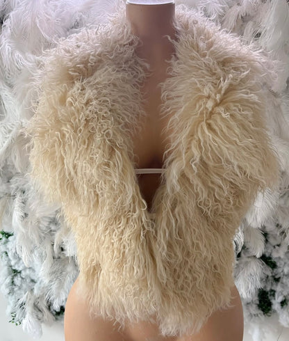 “Ava Fluff” Nude Top