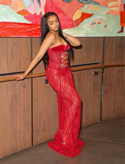 “Mariah Lynn” Red Dress