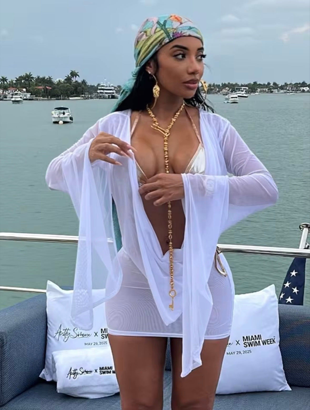 “Sec See” White Dress