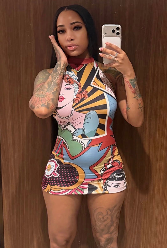“Candy Girl” Multicolor Dress