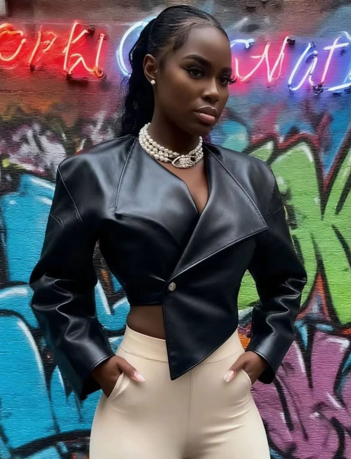 “Main Thang” Black Jacket