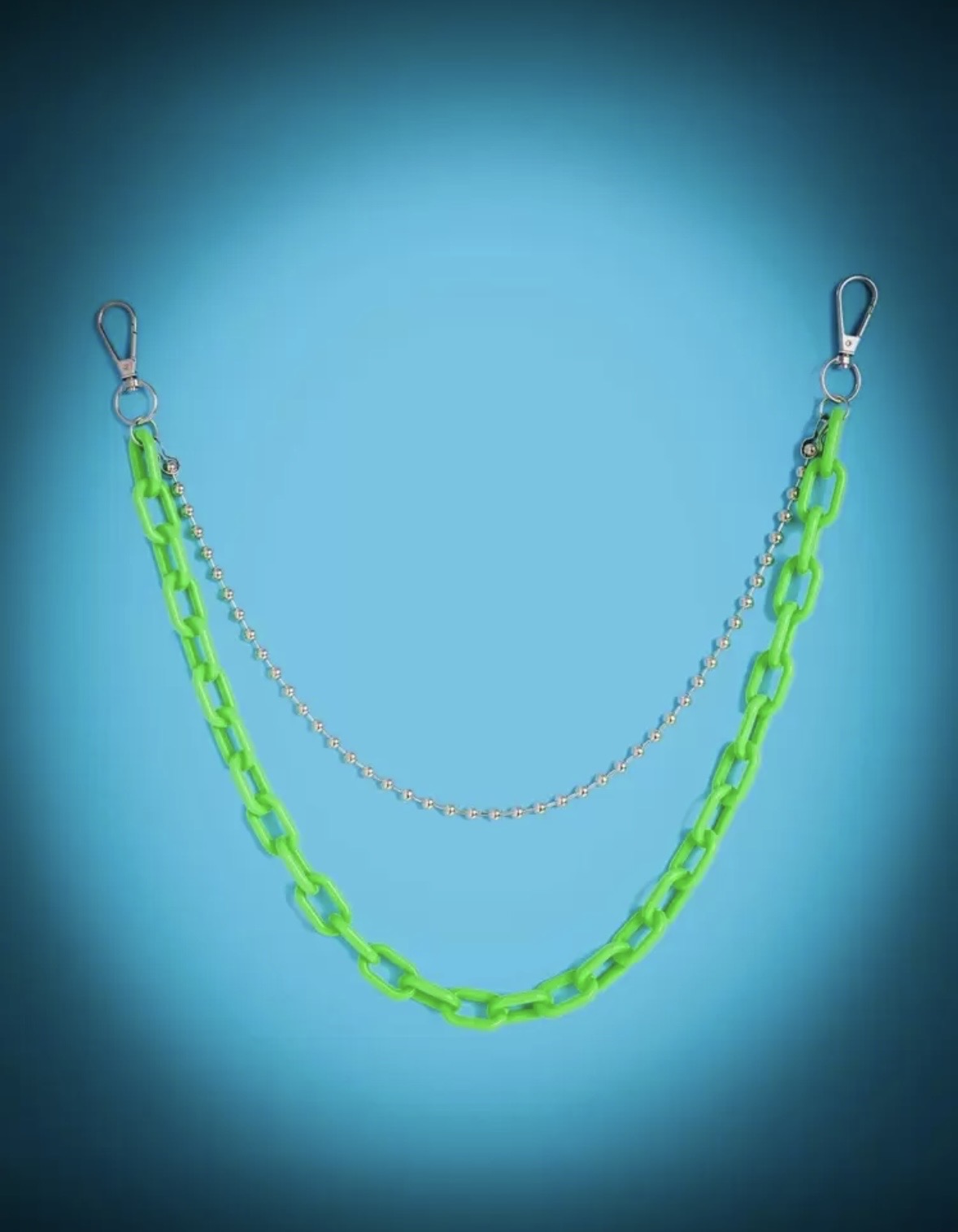 “Slime” Green Chain Belt