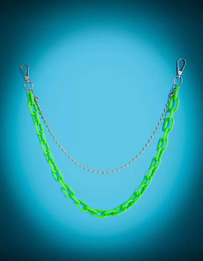 “Slime” Green Chain Belt