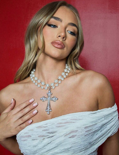 “Pearl World” Silver Necklace