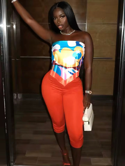 “Orange Blossom” 2 Piece Set